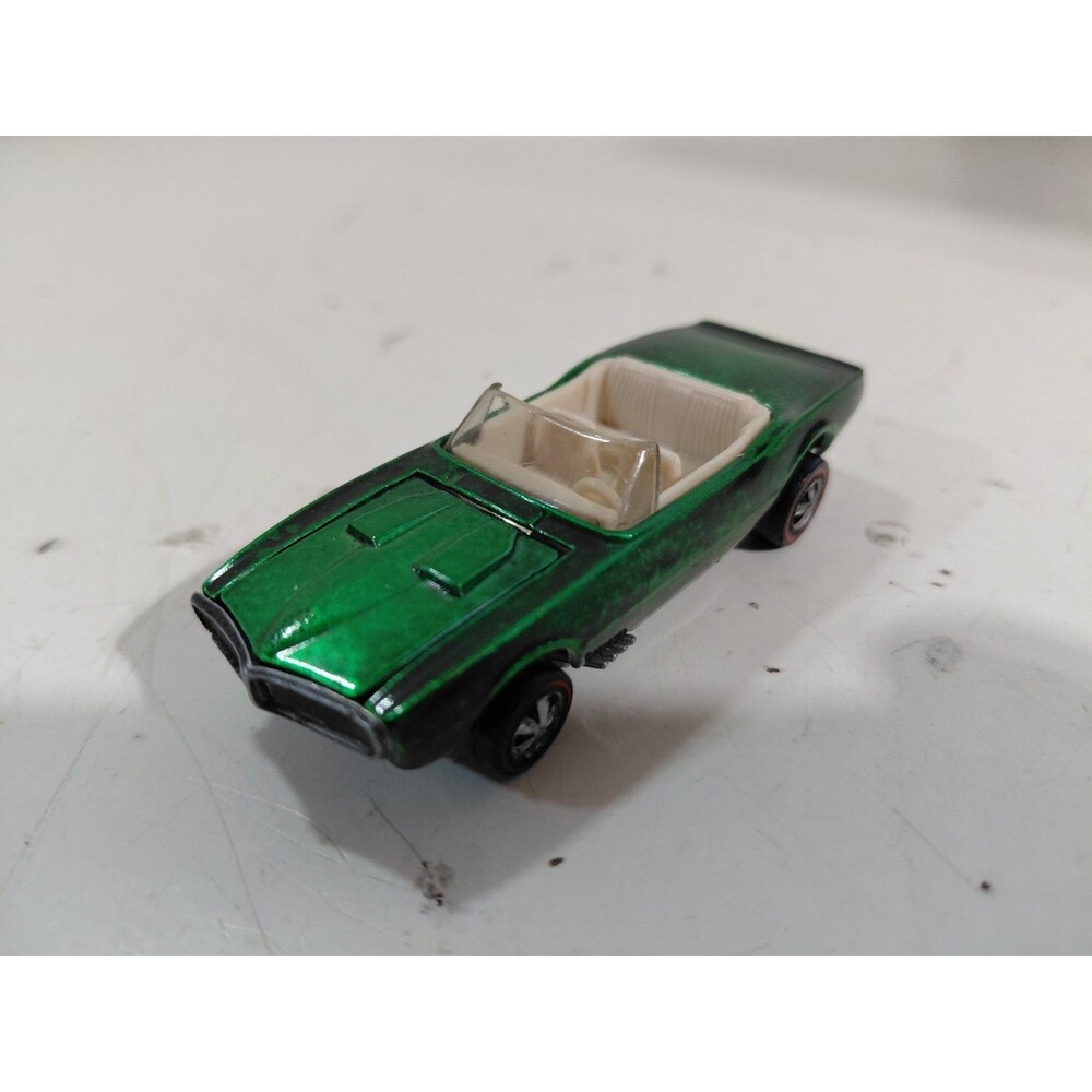 Hot Wheels 1:64 Die Cast Red Line 1968 USA Pontiac Firebird Convertible Car